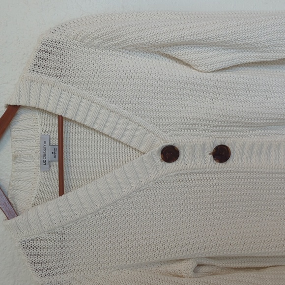 Liz Claiborne Cardigan Sweater - Picture 2 of 3